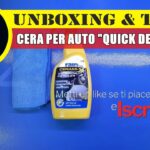 Cera per Auto “Quick Detailer” Trattamento Detailing Auto Rain Off + Panno 750 ml – Rain-x Cerami-X