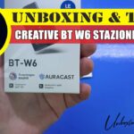 CREATIVE BT W6 Stazione audio wireless Bluetooth 5.4 e LE con audio Snapdragon, aptX