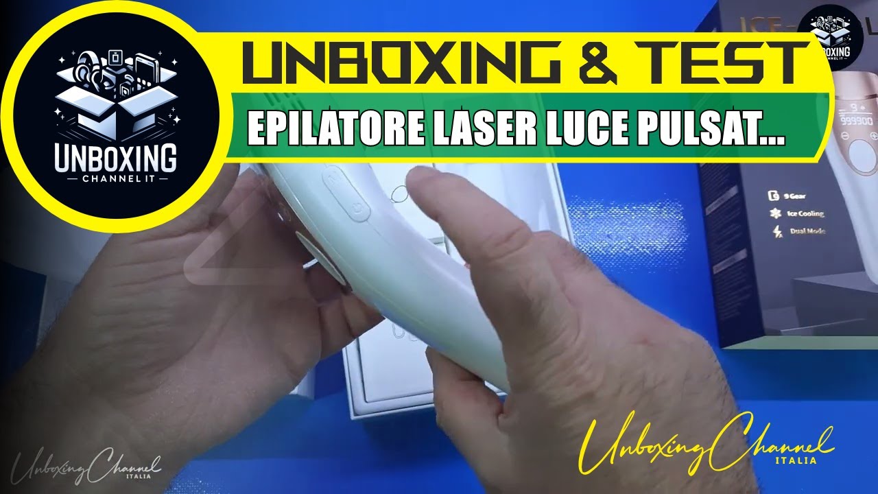 Epilatore Laser Luce Pulsata Con Funzione Ghiaccio